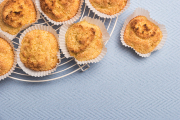 Close up of homemade coconut macaroons