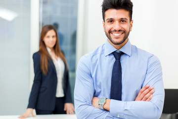 Business people in their office