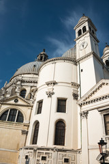 Fototapeta premium Veiw at Basilica di Santa Maria della Salute, Venice, Italy