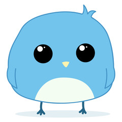 Cartoon little bird
