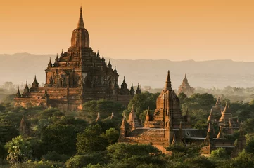 Deurstickers Sulamani Temple in Bagan © Fyle