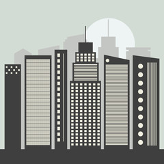 Obraz premium Modern Business City Concept