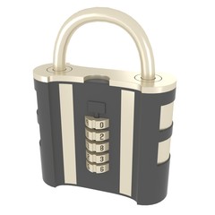 combination lock with five digits