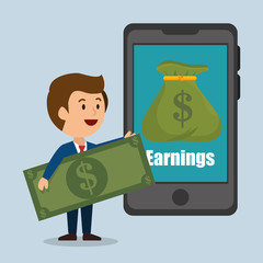 Money concept design 