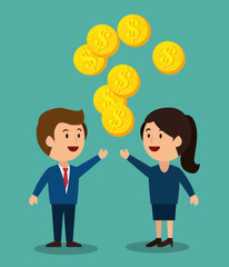 Money concept design 