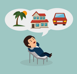 person dreaming design 