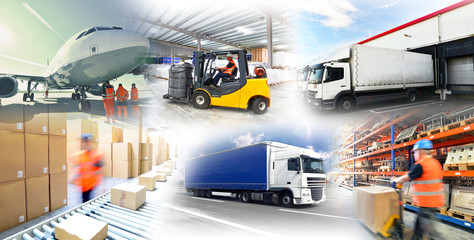 Warenlagerung und Gütertransport // 
logistics and shipping