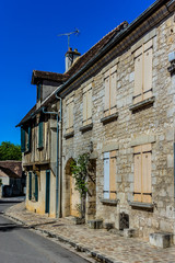 Fototapeta na wymiar Old stone house in city Provins. France.