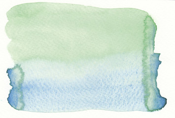 Obraz premium green tones watercolor background