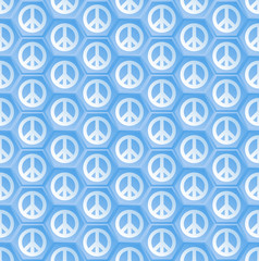 pattern seamless with peace symbol
