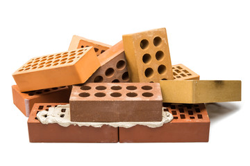 bricks isolated