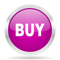 buy pink modern web design glossy circle icon