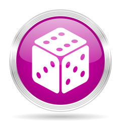 game pink modern web design glossy circle icon