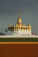 Naklejka premium THAILAND BANGKOK WAT RATCHANATDARAM GOLDEN MOUNT