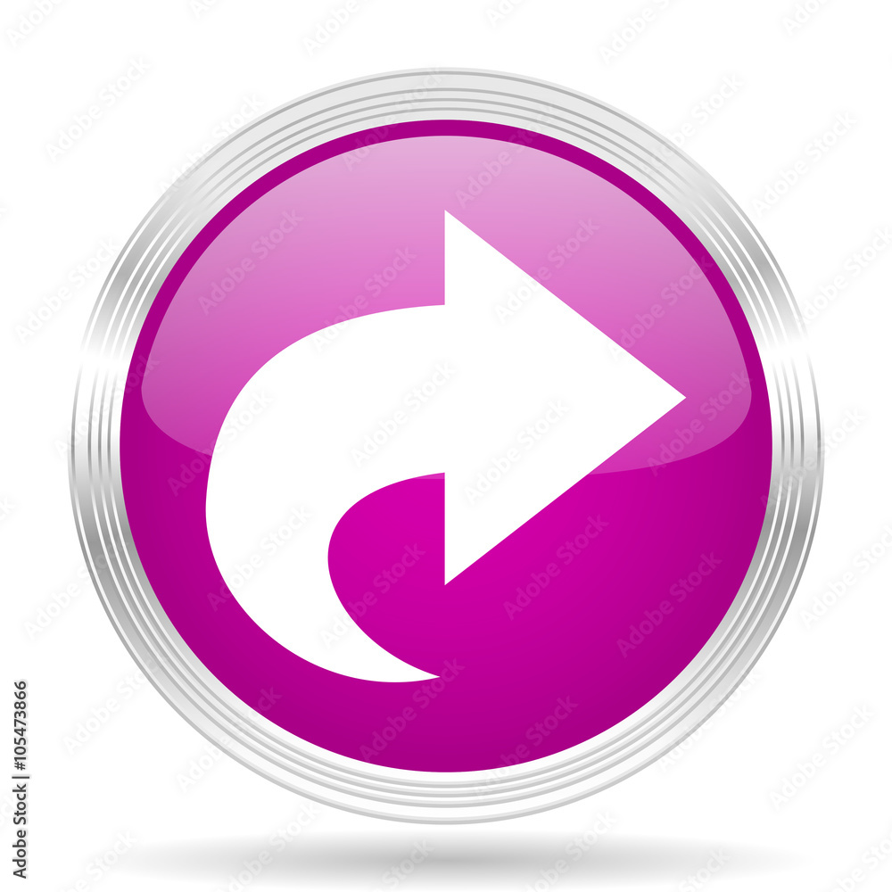 Poster next pink modern web design glossy circle icon