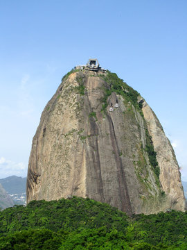 Spectacular panorama of Sugarloaf mountain in Rio de Janeiro, Brazil