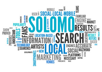 Word Cloud Solomo Marketing