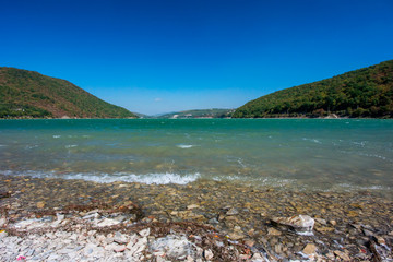 Lake Abrau. Krasnodar region. Russia