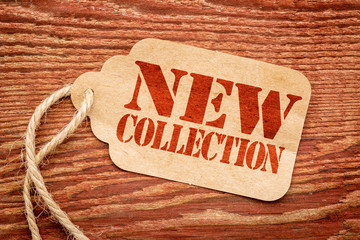 new collection sign -  price tag