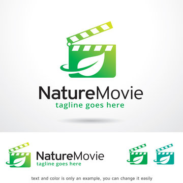 Nature Movie Logo Template Design Vector