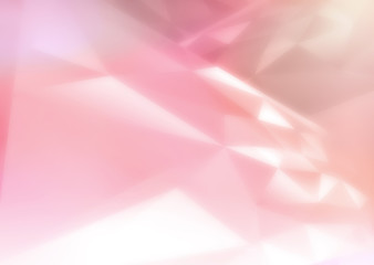 Pink pastel geometric abstract background 