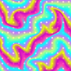 Abstract colorful background. Polka Dots abstract background. Rainbow background with dots. Vector illustrator.