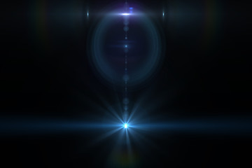 Lens flare effect