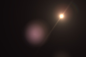 Lens flare effect