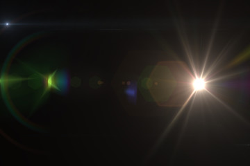 Lens flare effect