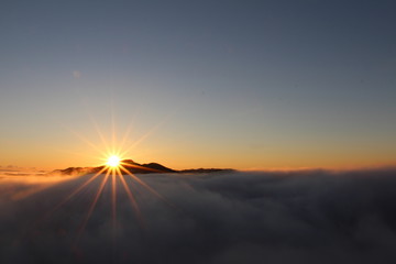 鎌倉山の雲海 / 栃木県にある鎌倉山の雲海を写真に収めました。 