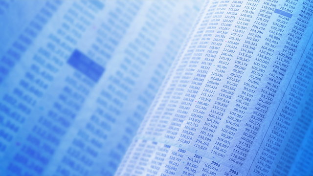Financial, business or scientific figures, LOOP, 4k - Ultra HD.