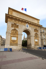 Fototapeta na wymiar Arc de Triumphe, Montpellier, France