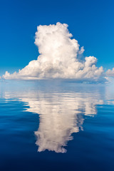 Beautiful cloud over ocean, Maldives