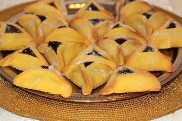 hamantaschen cookies for Jewish festival of Purim