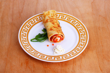 Блины с икрой