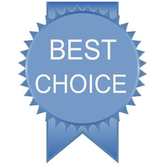 Blank badge  Best Choice. Vector illustration.
