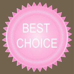 Badge  Best Choice.