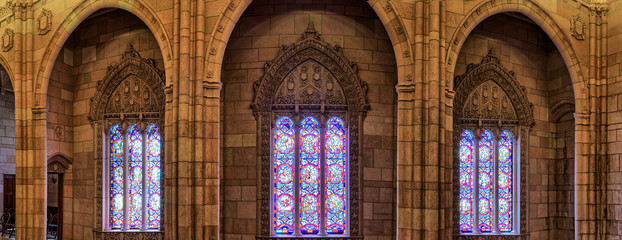 Arches around a window