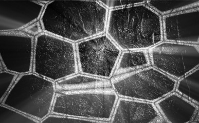 Cracked clay ground