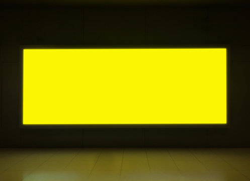 Lightbox In Airport