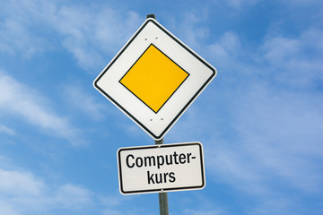 Schild 78 - Computerkurs