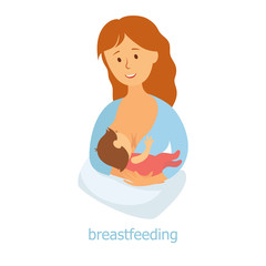 Position for breastfeeding cradle