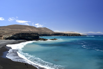 Plaża w Ajuy na Fuerteventura - obrazy, fototapety, plakaty