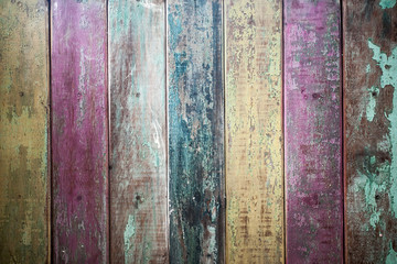 colorful old wooden background