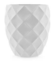 ceramic vase isolated on white background