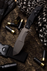 Knife and military set