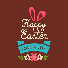  Happy Easter design template 