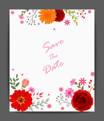 Wedding celebration card design