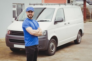 Man standing with arms crossed