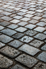 Kopfsteinpflaster Nahaufnahme